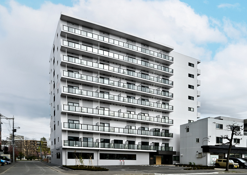 ココファン札幌中の島の外観です