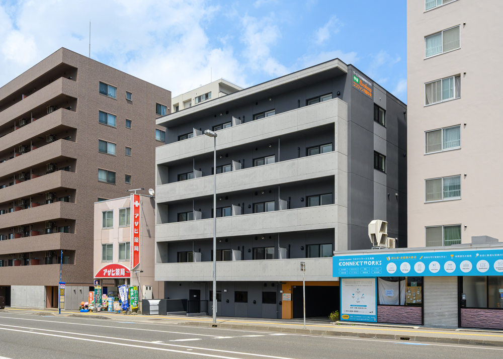 ココファン月寒中央の外観です